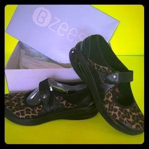 Bzees leopard 8.5 shoes cloud technology